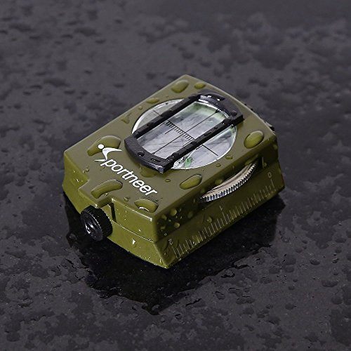 - Sportneer Compass | Hiking Compass Navigation | Waterproof Shockproof Military Compass -