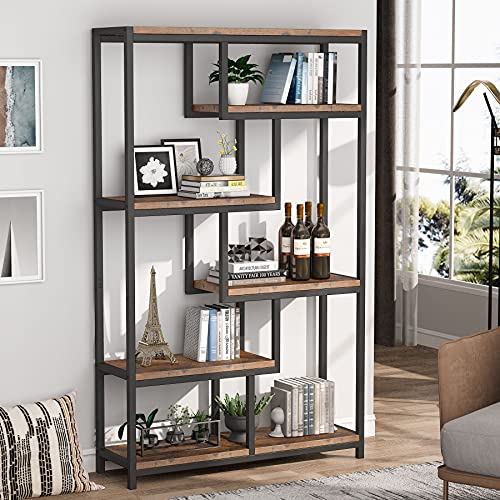 - Tribesigns Bookcase Bookshelf | Industrial | 5 Tier | Free Standing Shelving Display Storage Unit -
