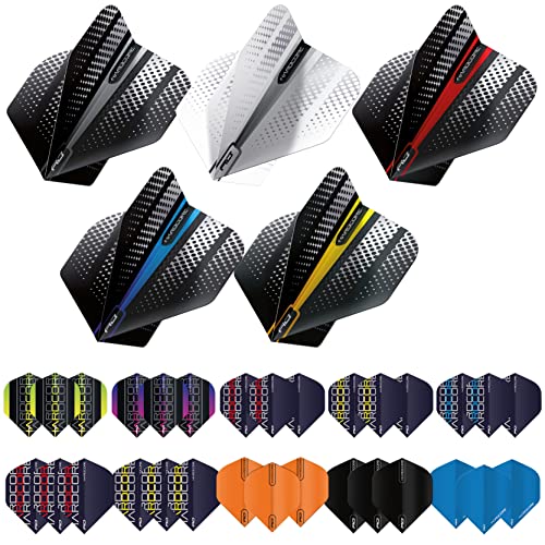 - RED DRAGON 200 Piece Darts Custom Fit Pack Set | Includes Flights | Shafts and Accessories -