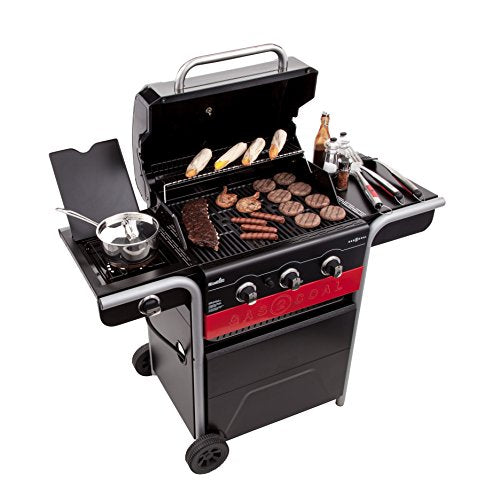Char-Broil Gas2Coal Hybrid Grill - 3 Burner Gas & Coal Barbecue Grill, Black Finish
