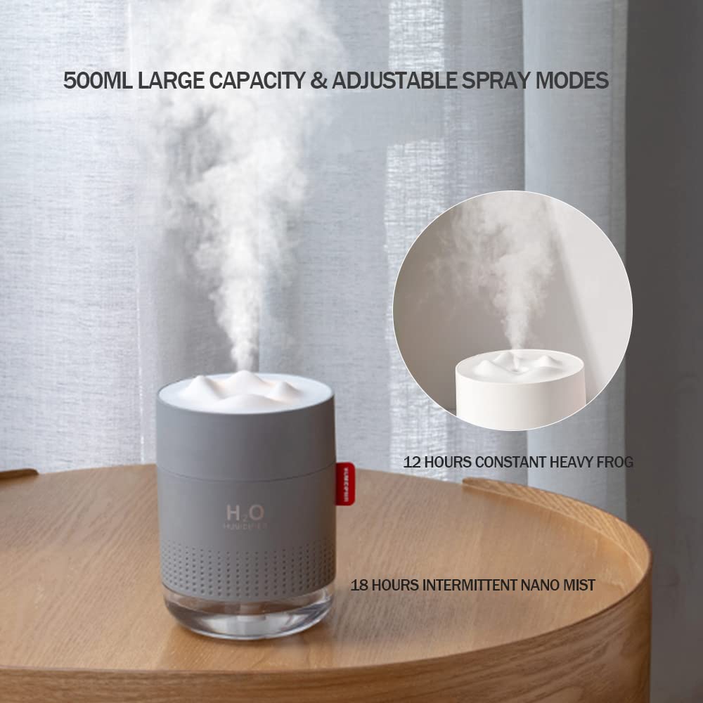 - Humidifier By Royalotic | Cool Mist Humidifier | 500ML -