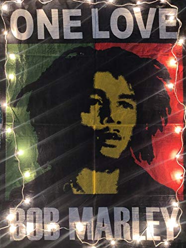 - ICC Bob Marley Poster | 30x40 INCHES | Mandala Hippie Tapestry | Hippy Mandala Bohemian Tapestries -