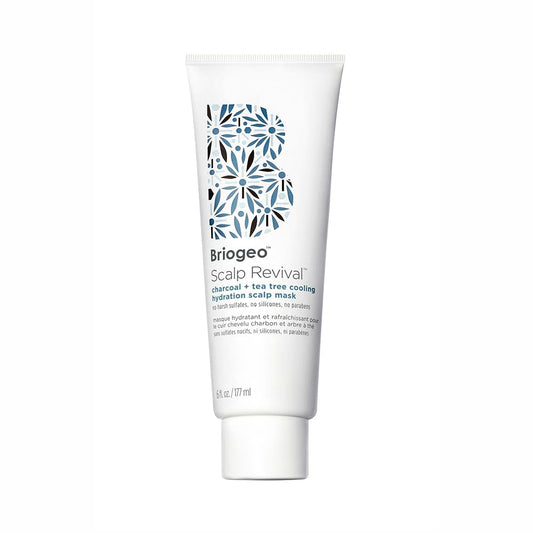 Briogeo Scalp Revival Charcoal + Tea Tree Cooling Hydration Scalp Mask | Dry Scalp Treatment and Moisturizer | Soothes a Dry, Flaky, Itchy Scalp | 177ml