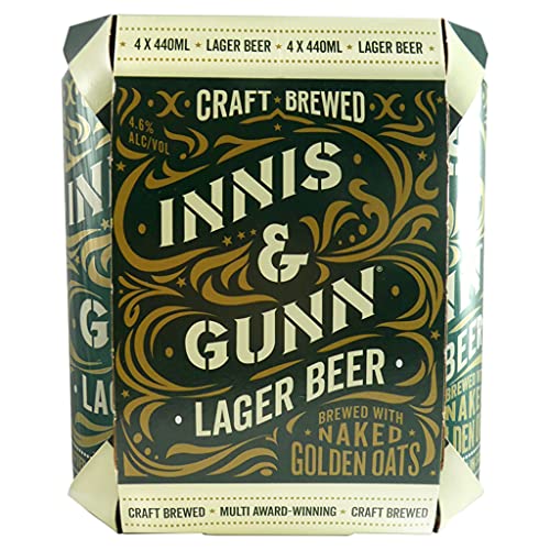 - Innis & Gunn Lager Beer | 4 x 440ml -