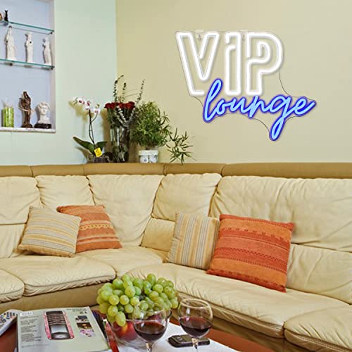 - VIP Lounge Neon Signs for Wall Decor LED Neon Light for Room Decor VIP Light up Sign with USB Powered for Home Decor -