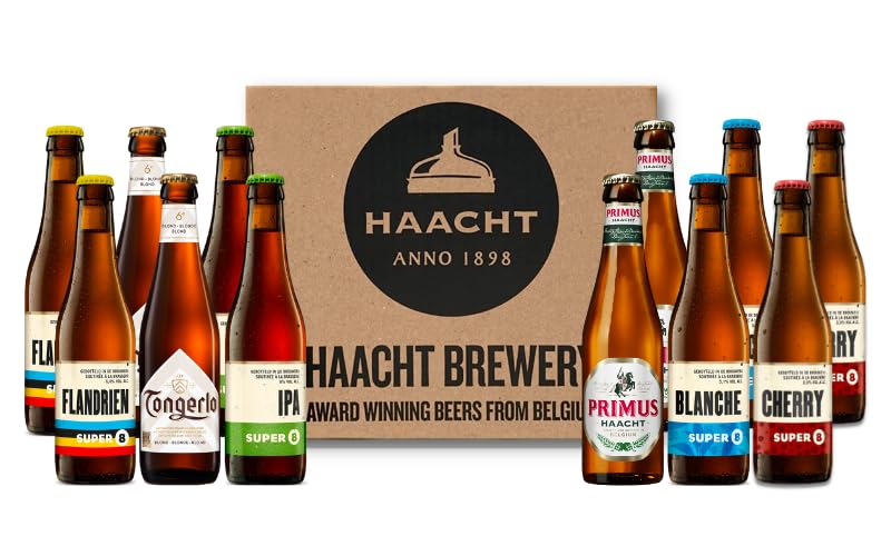 - Haacht | Mixed case of Belgium Beer 12 x 33cl Beer Gift Set Pack -