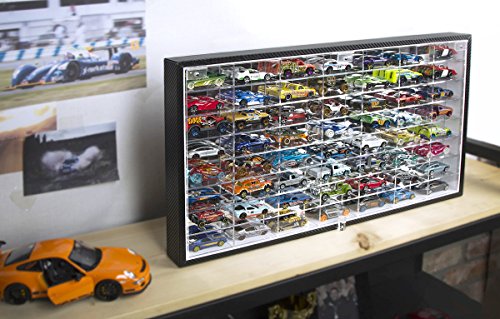 - JackCubeDesign Hot Wheels 1/64 Scale Diecast Display Case Storage Cabinet -