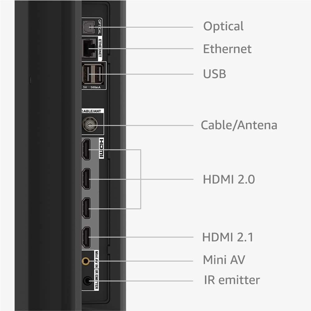 Amazon Fire TV 55-inch Omni QLED series 4K UHD smart TV, Dolby Vision IQ, local dimming, hands free with Alexa