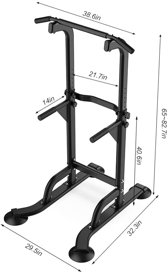 - SogesHome Pull Up Bar | Power Tower | Dip Station | Adjustable Height -