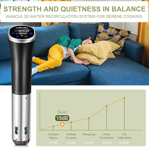 - Wancle Sous Vide Sous Vide Machine Precision Cooker 1100W Sous Vide Cooker