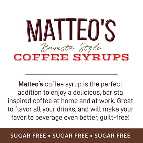 - Matteo's Sugar Free Coffee Flavoring Syrup | Cookie Dough -