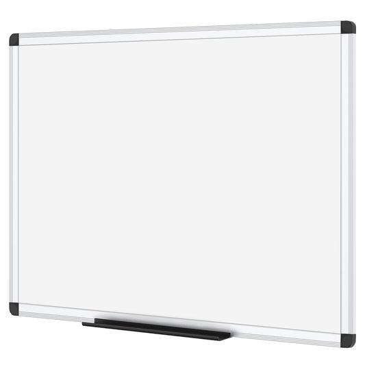 - VIZ-PRO Magnetic Dry Erase Board, Silver Aluminium Frame, 60 x 45 cm -