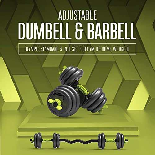 - Strongway® Adjustable 6 in 1 Dumbbell | Straight and Curl | Barbell | Kettlebell Push Up Set -