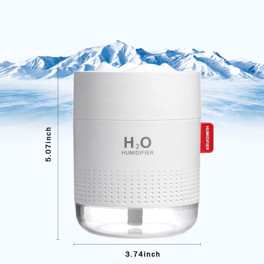 - Humidifier By Royalotic | Cool Mist Humidifier | 500ML -