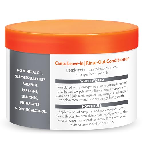 Cantu Shea Butter Men's Collection Leave in Conditioner 370ml