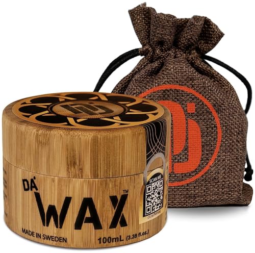 Da Dude Da Wax Premium Strong Hold Men's Hair Styling Wax with Matte Finish - Natural, Firm Hold Hair Wax for Versatile Styling
