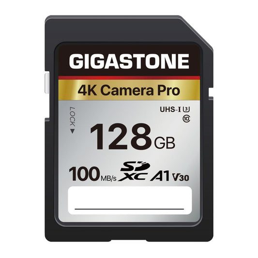- Gigastone 128GB SDXC Memory Card 4K Pro Series Camera Transfer | Speed Up to 100MB/s -
