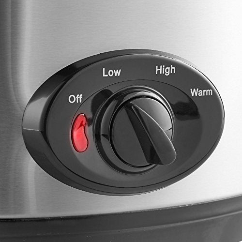 - VonShef Slow Cooker 6.5L with Easy Clean Removable Oven to Table Dish