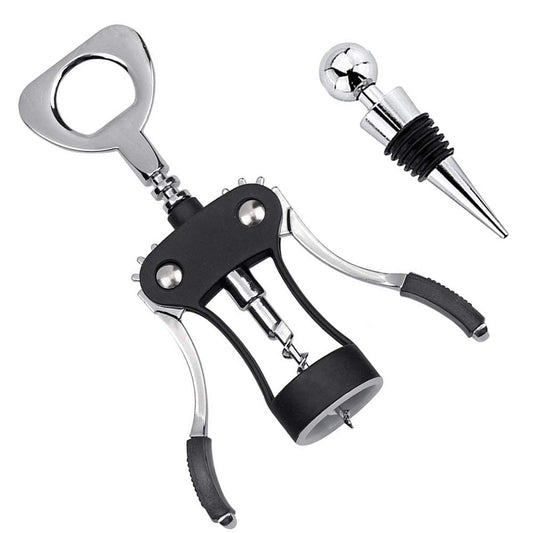 - Foho Wine Opener | Multifunctional Wing Corkscrew | Wine Bottle Opener -