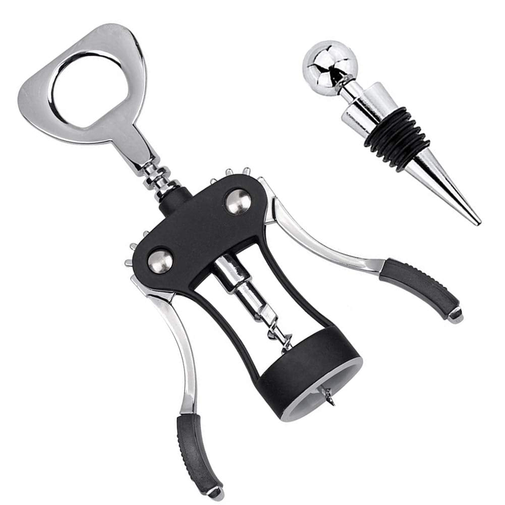 - Foho Wine Opener | Multifunctional Wing Corkscrew | Wine Bottle Opener -