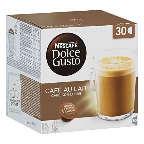 - NESCAFÉ Dolce Gusto Cafe Au Lait Coffee Pods - Total of 90 Coffee Capsules -