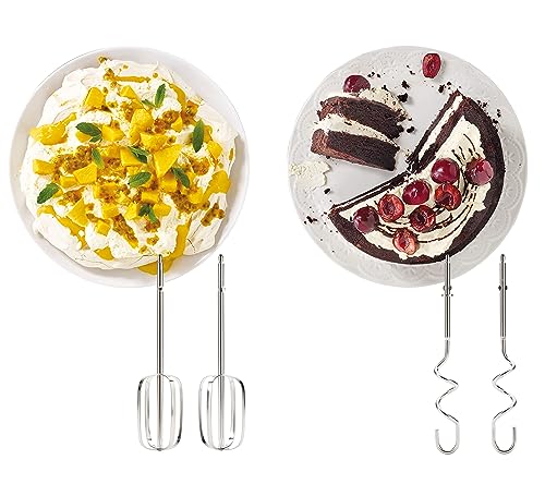 - Kenwood Hand Mixer | Electric Whisk | 5 Speeds | Stainless Steel Kneaders and Beaters | 450 W -