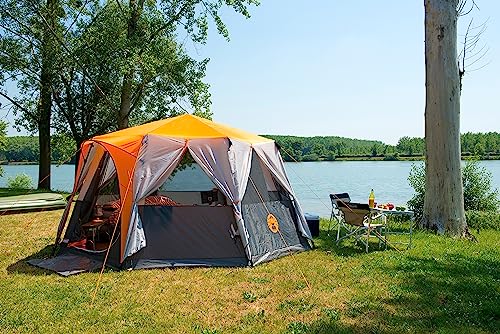 Coleman Unisex 8 Man Tent, Orange, 6 to 8 person
