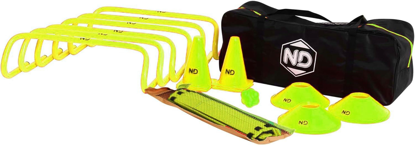 - ND Speed Agility Hurdles, Cones & Ladders For Football Training -