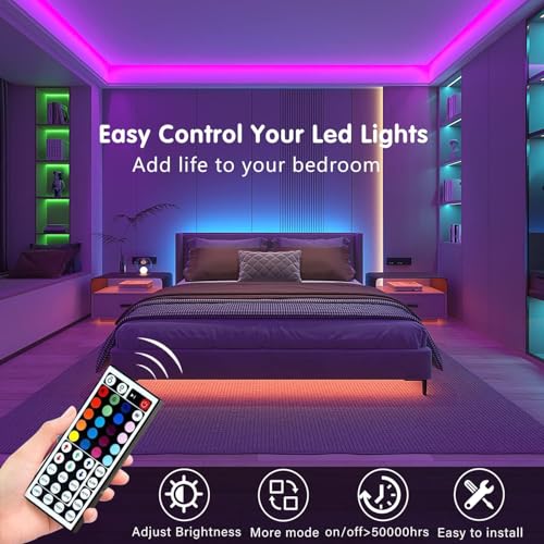 - Keepsmile 30M Led Strip Lights | (2 Rolls of 15M) | Bluetooth Smart App Control -