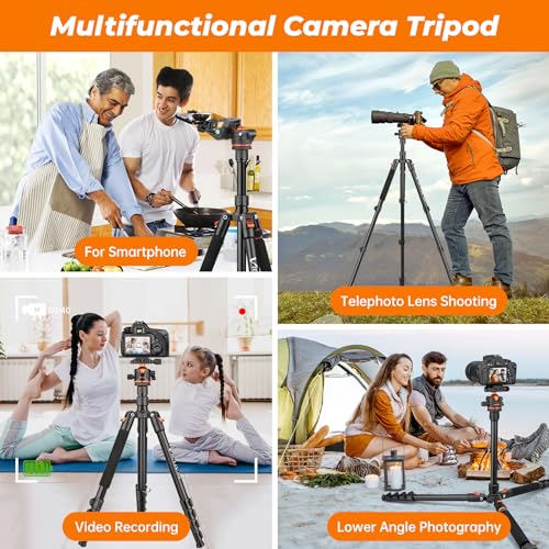 - Victiv 78.7"/ 200cm Camera Tripod, Travel Tripod -