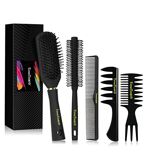 - TimeTinkle Styling Hair Comb and Brush Set for Men | Men's Hair Comb -
