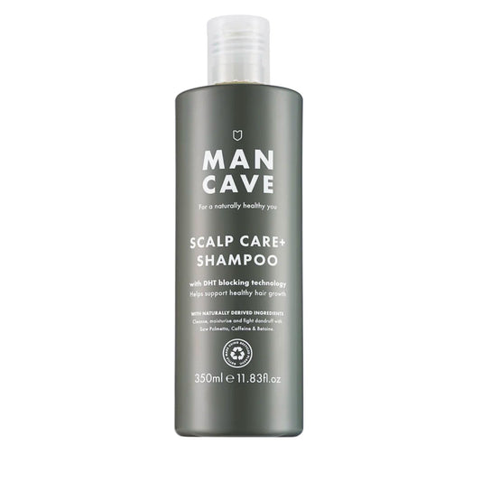 - ManCave Scalp Care Shampoo for Men | DHT Blocker Encourages Hair Growth -