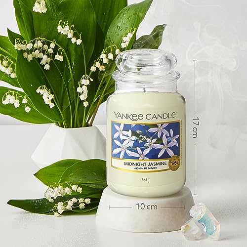 - Yankee Candle Scented Candle, Midnight Jasmine Large Jar Candle, Gifts for Women