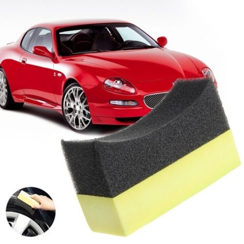 - King of Sheen Eco Tyre Shine | Tyre Black And Applicator Sponge -