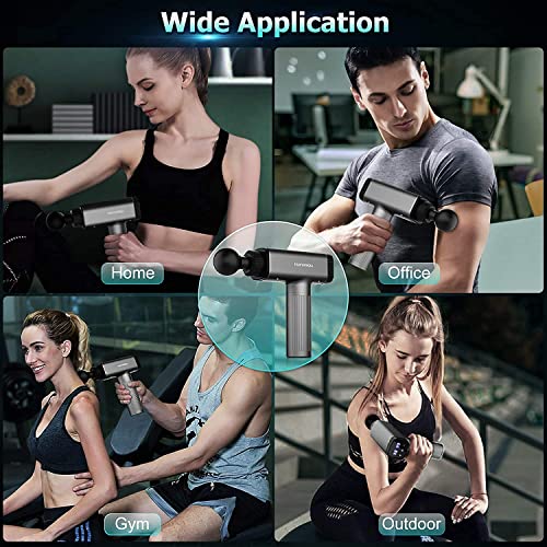 - Massage Gun Deep Tissue | Powerful 30 Speeds Percussion Muscle Massager | 2600mah -