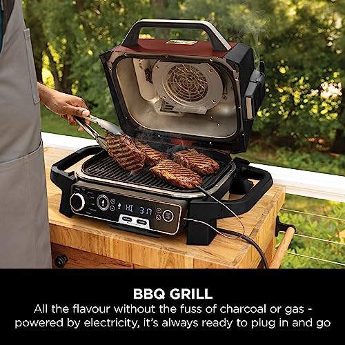 - Ninja Woodfire Electric Outdoor BBQ Grill | Smoker and Air Fryer with Pellets and Digital Probe -