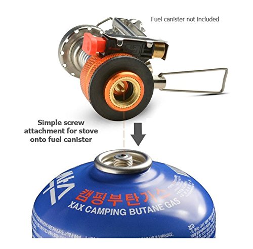 - Sandy Beach Portable Stove | Folding Camping Stove Piezo Ignition | Mini Gas Stove -