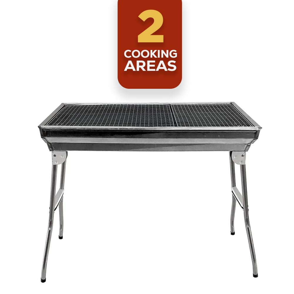 - Garden Mile Large Half Barrel Steel Charcoal BBQ Grill | BBQ Grill Outdoor Patio Garden Heating Smoker -