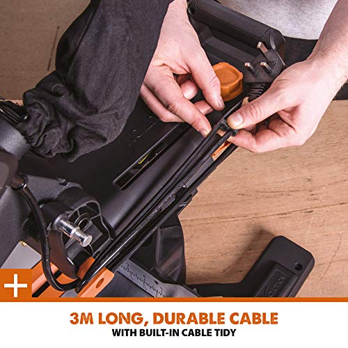 - Evolution Power Tools R255SMS+ Compound Mitre Saw | Multi-Material Cutting Blade | Chop Wood Metal Plastic | 45° Bevel | 50° Mitre Angle | 300mm Slide | 2000 W | 255 mm | 220-240 V -