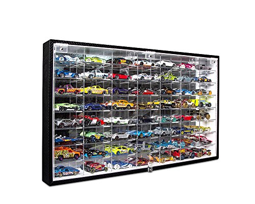 - JackCubeDesign Hot Wheels 1/64 Scale Diecast Display Case Storage Cabinet -