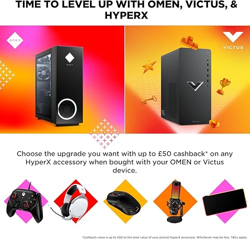 - HP Victus 15" Gaming Laptop, Intel Core i7-12650H | 16 GB RAM | 512 GB SSD | NVIDIA GeForce RTX 4050 Graphics | FHD Display | 144Hz -