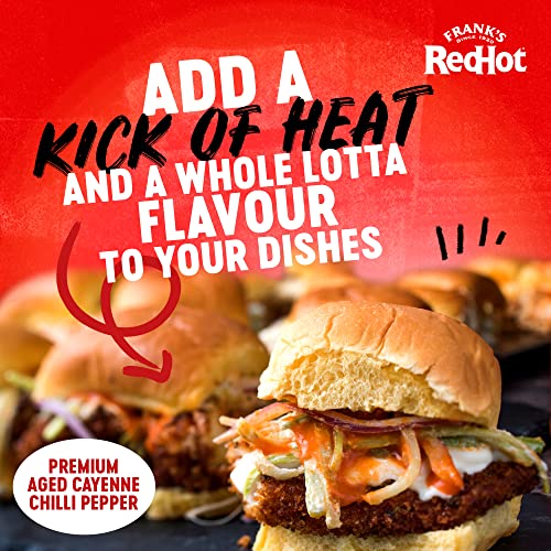 - Frank's RedHot Original Cayenne Pepper Sauce 148 ML | Pack of 2 | Hot Chilli Sauce | Bursting with Fiery Heat and Delicious Flavours | No Artificial Colours Flavourings or Preservatives -