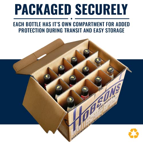 - Hobsons Mixed English Real Ale & Beer Gift Set | Mixed Taster Selection | 12 x 500ml Bottle Pack -