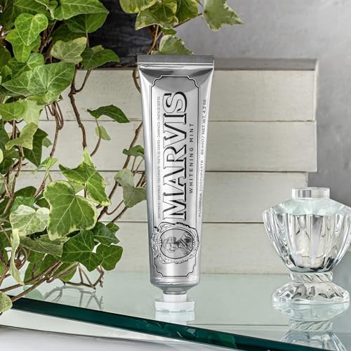 - Marvis Whitening Toothpaste | Mint | 85ml | Promotes the Natural Whitening of the Teeth -