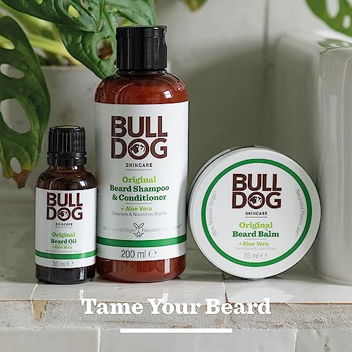 BULLDOG SKINCARE - Grooming Original 2-in-1 Beard Shampoo and Conditioner Cleanses and Nourishes 200 ml