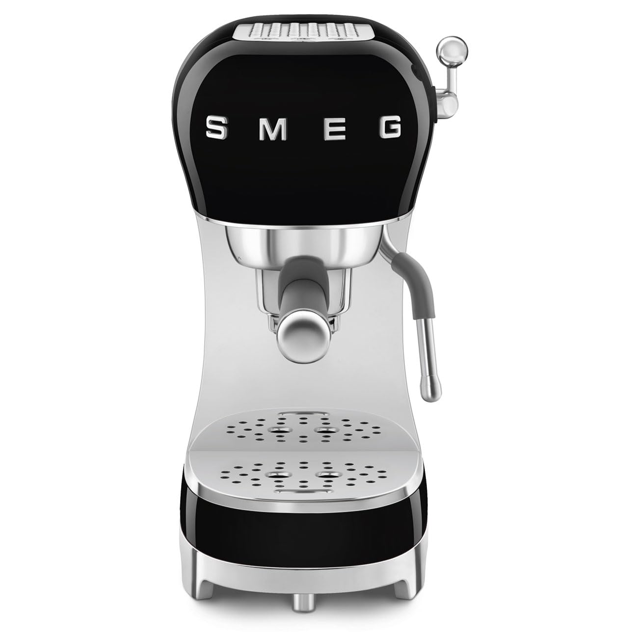 - Smeg ECF02BLUK Espresso Coffee Machine with Steam Wand | 1950s Retro Design -