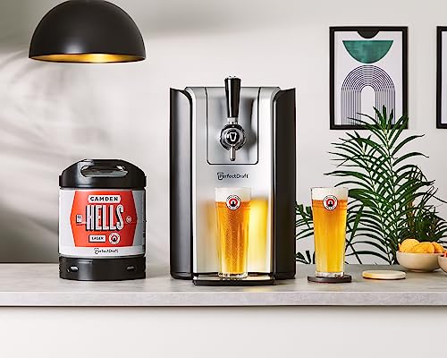 - PerfectDraft Pro Home Beer Cooler and Dispenser System and Camden Hells Keg -