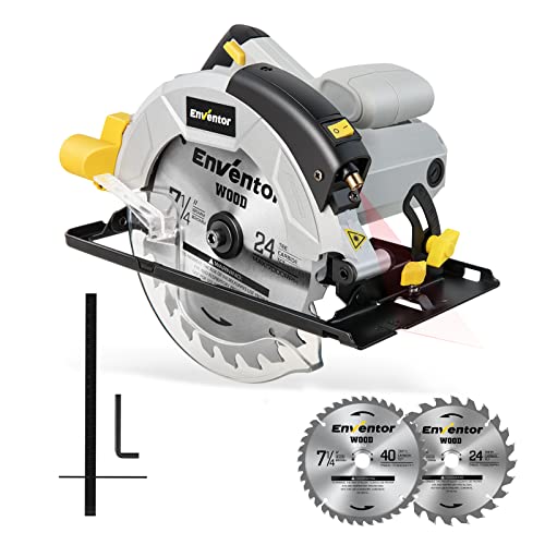 - Enventor Circular Saw | 1200W 5800RPM Pure Copper Motor Electric Circular Saws -