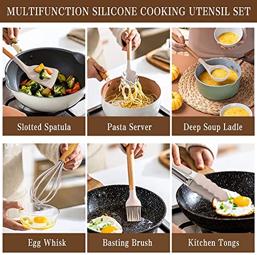 - Umite Chef Kitchen Cooking Utensils Set | 24 pcs | Non-Stick -