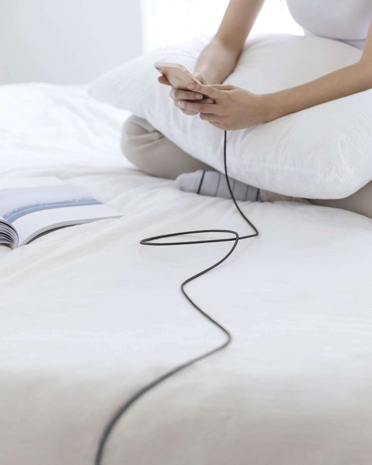 Anker iPhone Charger Cable, 6 ft , 331 Premium Nylon USB-A to Lightning Cable, MFi Certified iPhone Cable for iPhone SE/Xs/XS Max/XR/X/8 Plus/7/6 Plus, iPad, and More